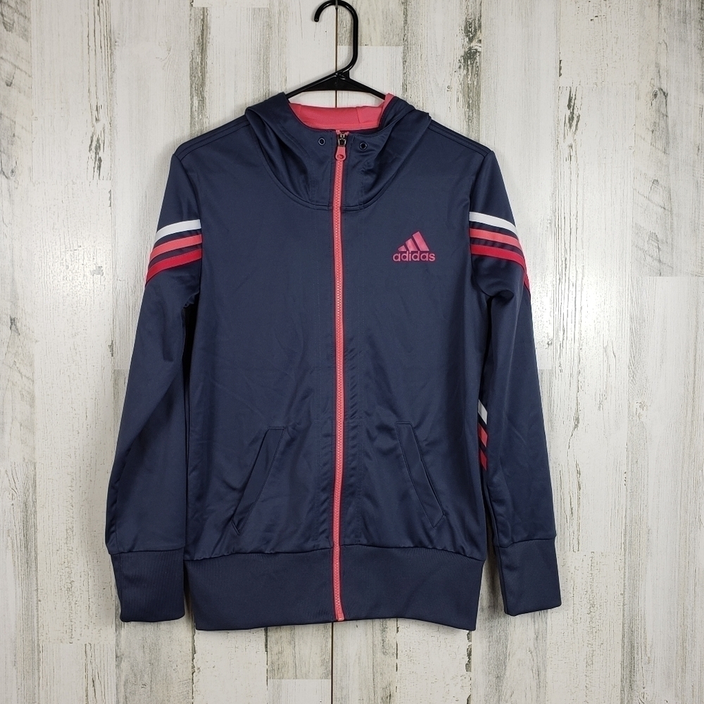 Womans Adidas Bluish gray jacket size small